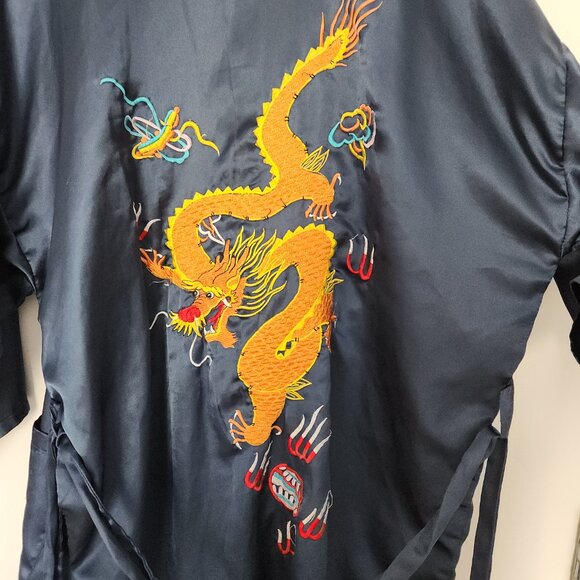 Kimono robe blue ONESIZE UNISEX cardigan - Picture 5 of 8